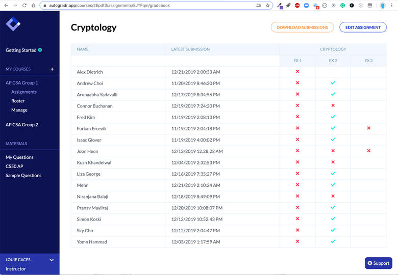 AutoGradr Screenshot