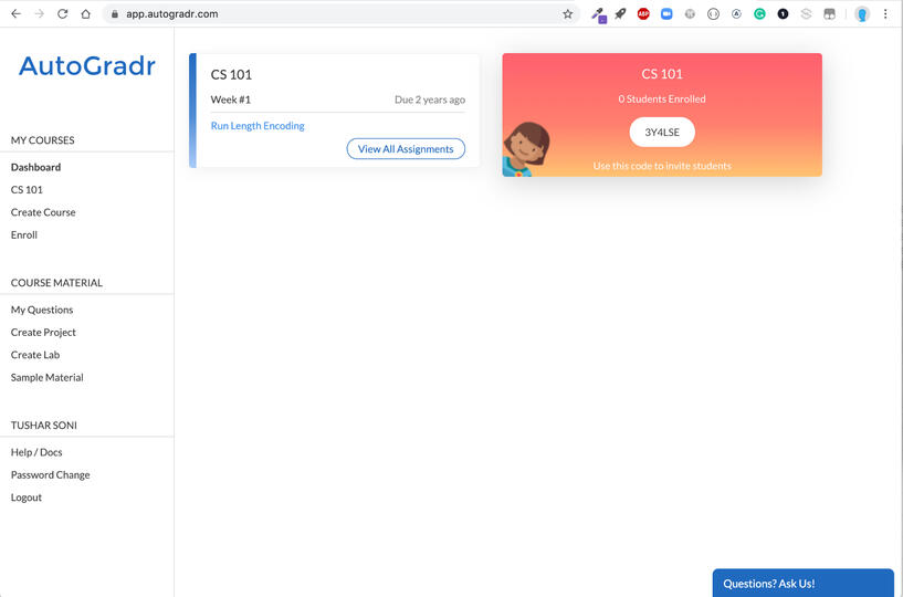 AutoGradr Screenshot